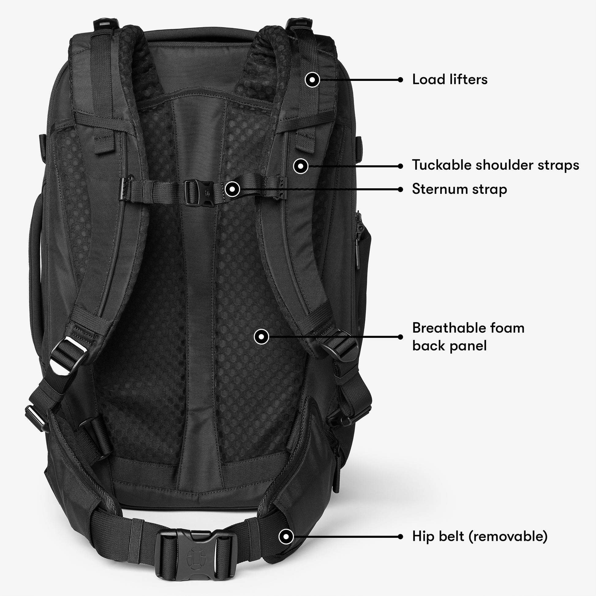 Tortuga Expandable Travel Backpack