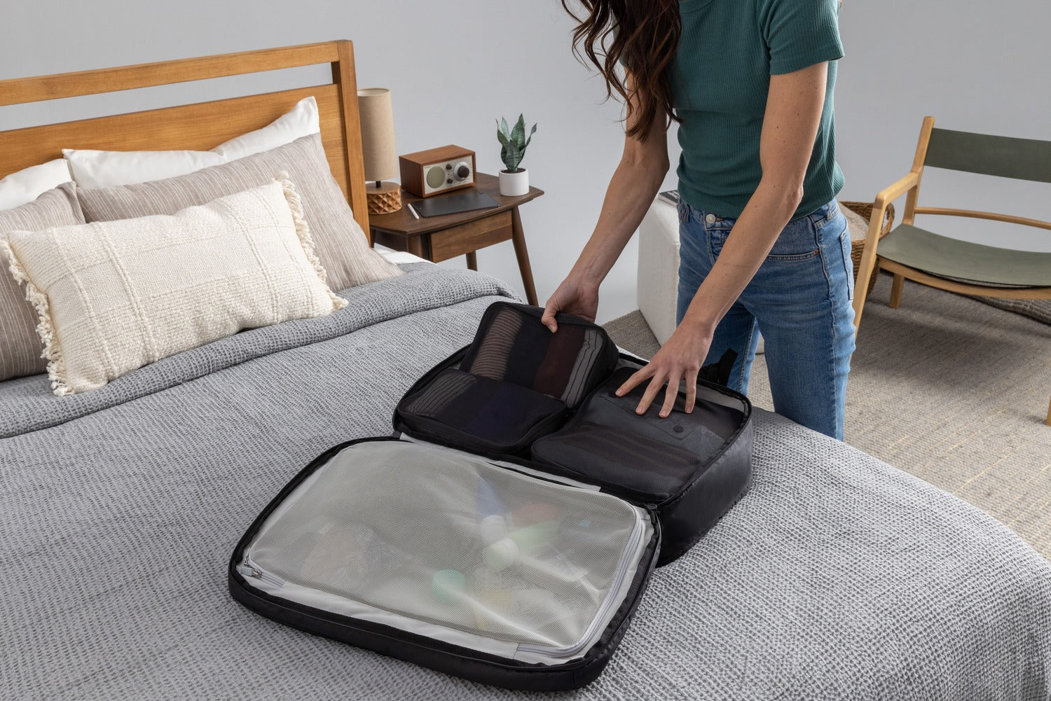 Packing cubes for travel backpacks online